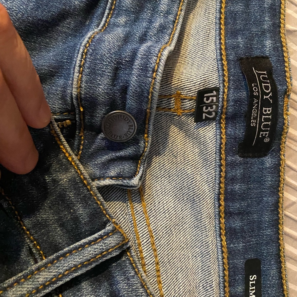 Distressed Blue Jean - Picture 4 of 5